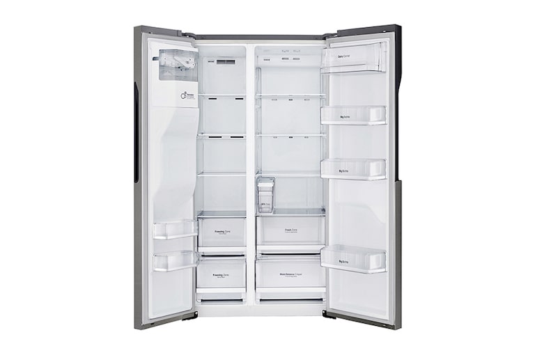 LG Frigorífico Americano LG GSL361ICEZ, 606 litros, eficiência energética F, dispensador sem canaliza??o, Dark Graphite, GSL361ICEZ